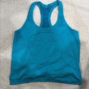 Lululemon Women's Blue Racerback Tank Top
